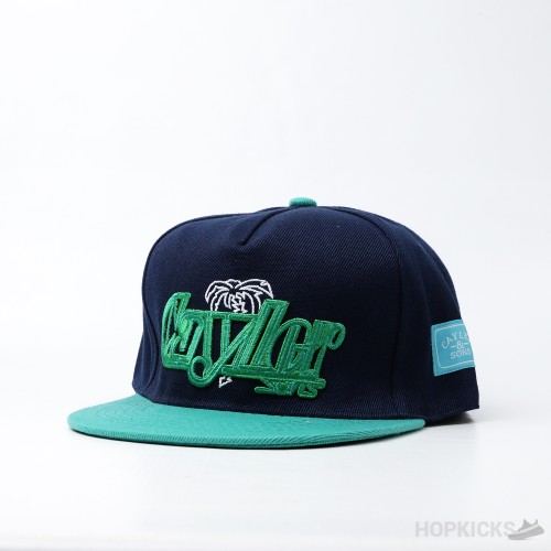 Cayler & Sons Lights Navy Mint Snapback Cap