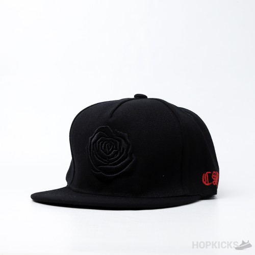 Cayler & Sons Black Flower Cap