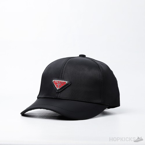 Prada Red Logo Cap