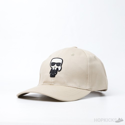 Karl Beige Baseball Cap