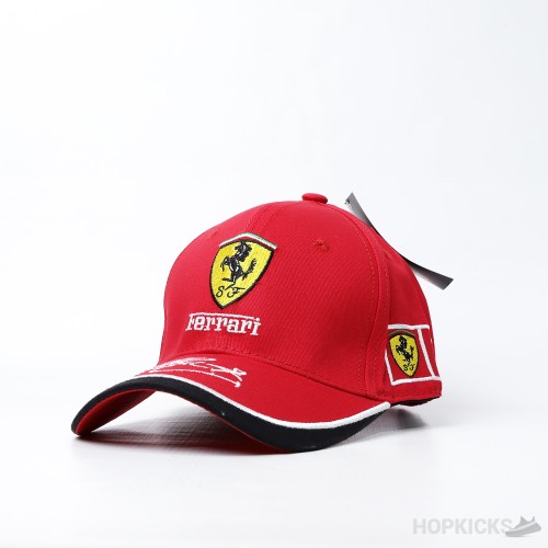 Ferrari Baseball Yellow Logo Red Cap