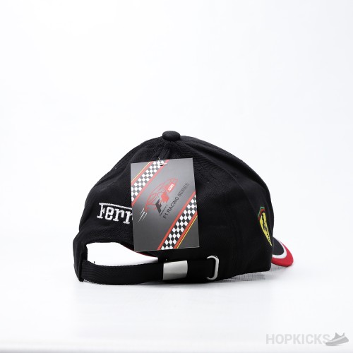 Ferrari Baseball Yellow Logo Black Cap