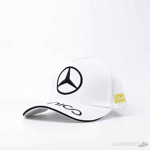 Mercedes Baseball White Cap