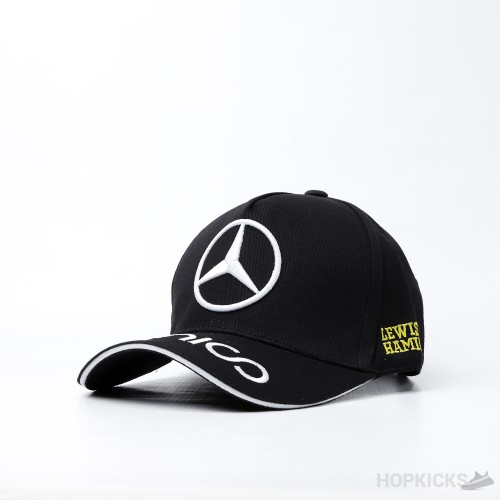 Mercedes Baseball White Logo Cap