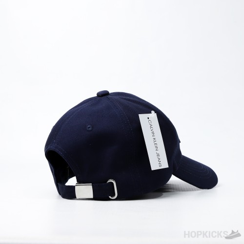 Calvin Klein Jeans Monogram Patch Embroidered Navy Cap