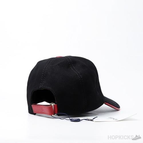 Moncler Black Strap Baseball Cap
