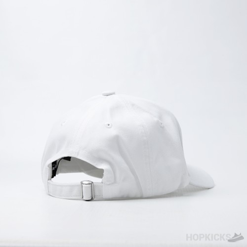 Essentials Baseball Black Logo White Cap