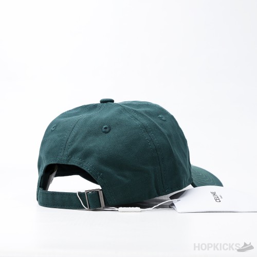 Celine Baseball Green Cap