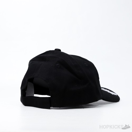 Palm Angels Embroidered Logo Baseball Black Cap