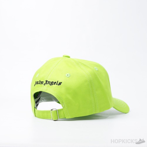 Palm Angels Embroidered Logo Baseball Yellow Cap