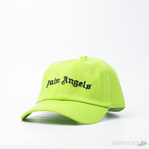 Palm Angels Embroidered Logo Baseball Yellow Cap