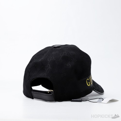 Gucci Baseball Peaked Black Cap