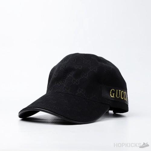 Gucci Baseball Peaked Black Cap