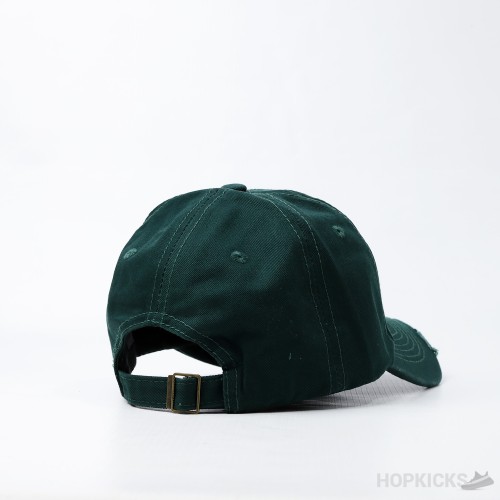 Crew Smiley - Rhinestone Baseball Green Cap