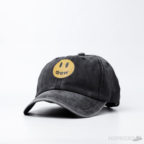 Crew Smiley - Rhinestone Baseball Grey Cap