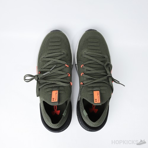 Under Armour HOVR Phantom 3 Green Army Sepatu (Premium Batch)