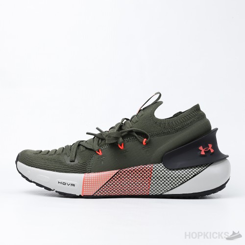 Under Armour HOVR Phantom 3 Green Army Sepatu (Premium Batch)