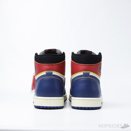 Air Jordan 1 Retro High Union Los Angeles Blue Toe (Dot Perfect)