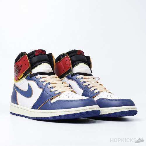 Air Jordan 1 Retro High Union Los Angeles Blue Toe (Dot Perfect)