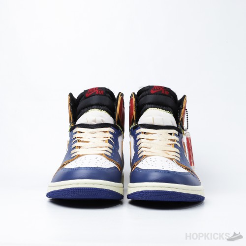 Air Jordan 1 Retro High Union Los Angeles Blue Toe (Dot Perfect)