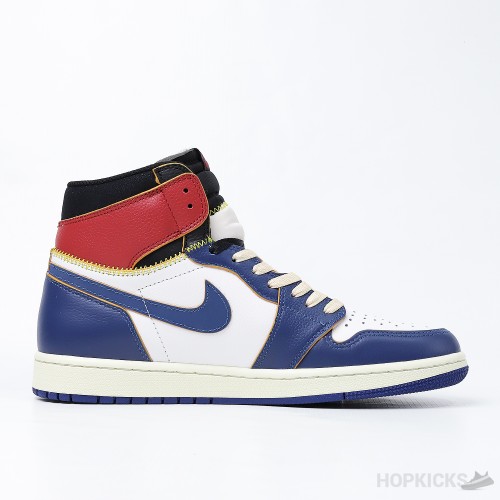 Air Jordan 1 Retro High Union Los Angeles Blue Toe (Dot Perfect)