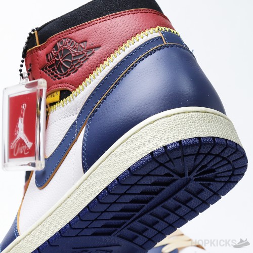 Air Jordan 1 Retro High Union Los Angeles Blue Toe (Dot Perfect)