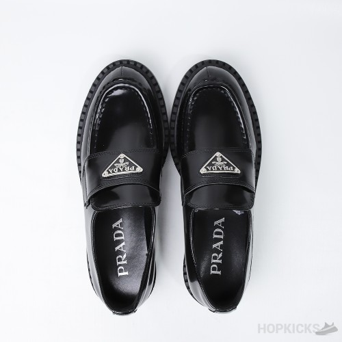 Prada 35mm Loafer Black Brushed Leather (Premium Plus Batch)