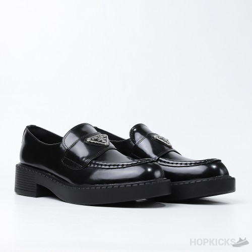 Prada 35mm Loafer Black Brushed Leather (Premium Plus Batch)