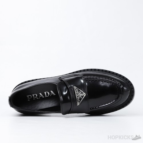 Prada 35mm Loafer Black Brushed Leather (Premium Plus Batch)