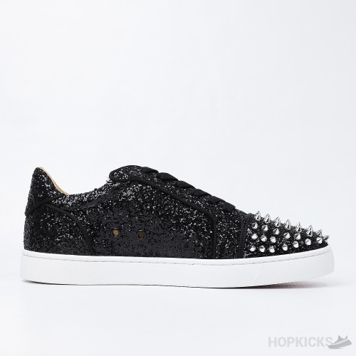 CL Junior Strass Shiny Black Silver (Dot Perfect)