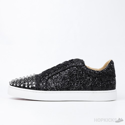 CL Junior Strass Shiny Black Silver (Dot Perfect)