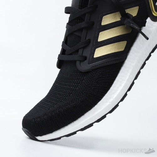 Ultra Boost 20 Consortium Black Metallic Gold White (Premium Plus Batch)