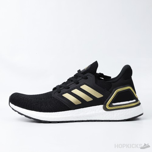 Ultra Boost 20 Consortium Black Metallic Gold White (Premium Plus Batch)