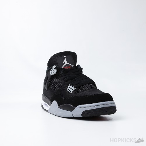 Air Jordan 4 'Black Canvas' (Dot Perfect)