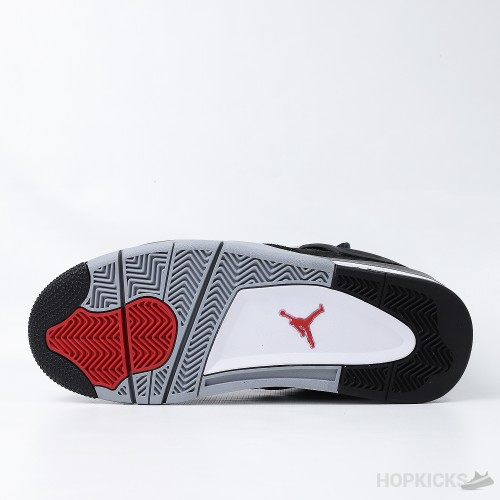 Air Jordan 4 'Black Canvas' (Dot Perfect)