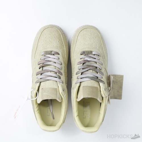 Nike Air Force 1 Low NAI-KE Tan Canvas (Dot Perfect)