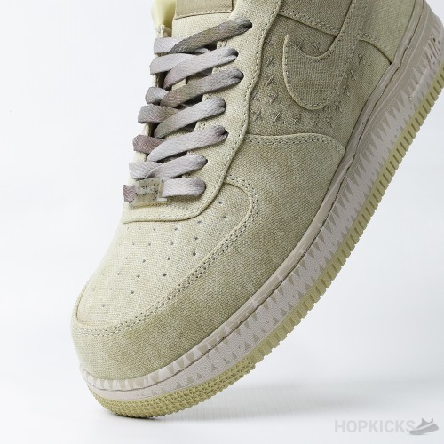 Nike Air Force 1 Low NAI-KE Tan Canvas (Dot Perfect)