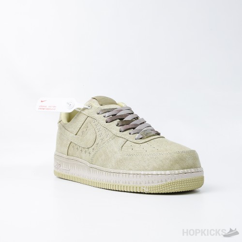 Nike Air Force 1 Low NAI-KE Tan Canvas (Dot Perfect)