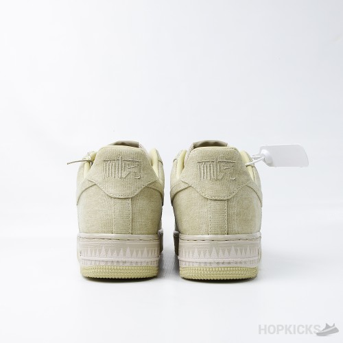 Nike Air Force 1 Low NAI-KE Tan Canvas (Dot Perfect)