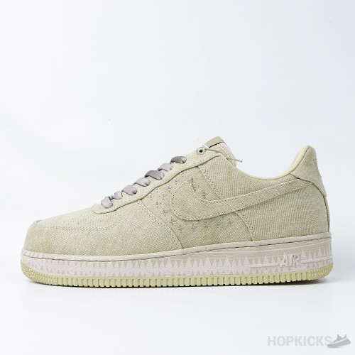 Nike Air Force 1 Low NAI-KE Tan Canvas (Dot Perfect)