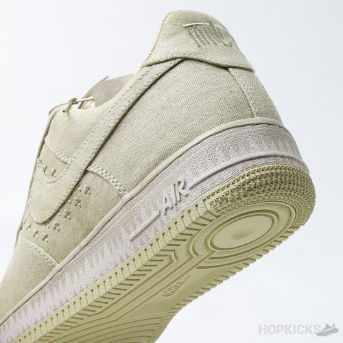 Nike Air Force 1 Low NAI-KE Tan Canvas (Dot Perfect)