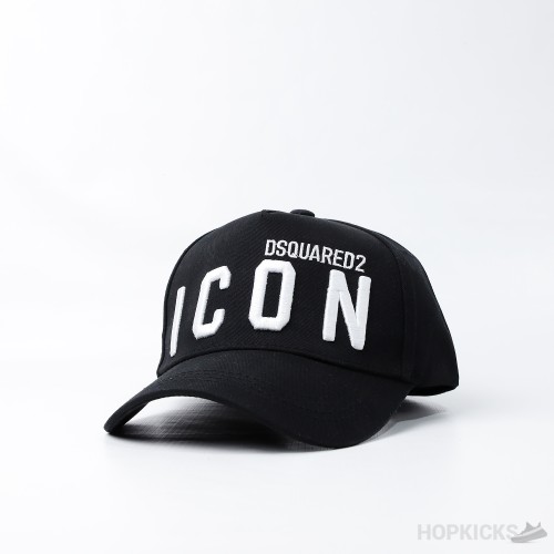 Dsquared2 Embroidered Logo Black Cap (Premium Batch)