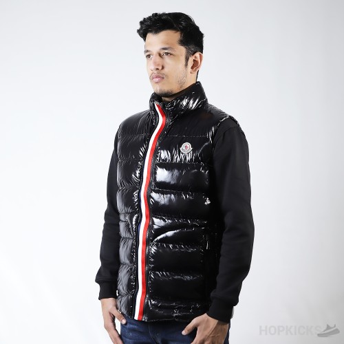 Moncler Sleeveless Puffer Glossy Black (Dot Perfect)