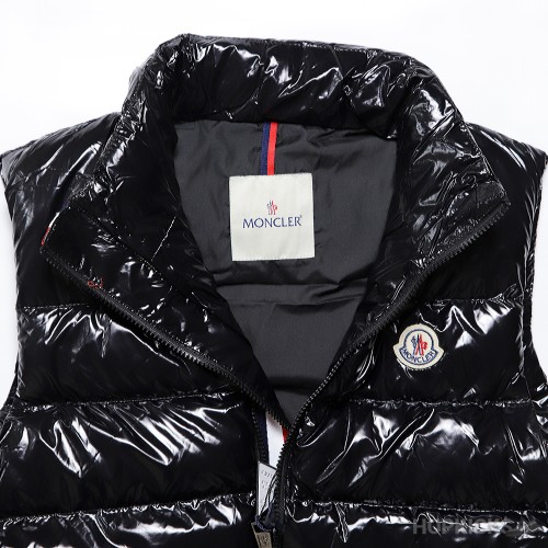 Moncler Sleeveless Puffer Glossy Black (Dot Perfect)