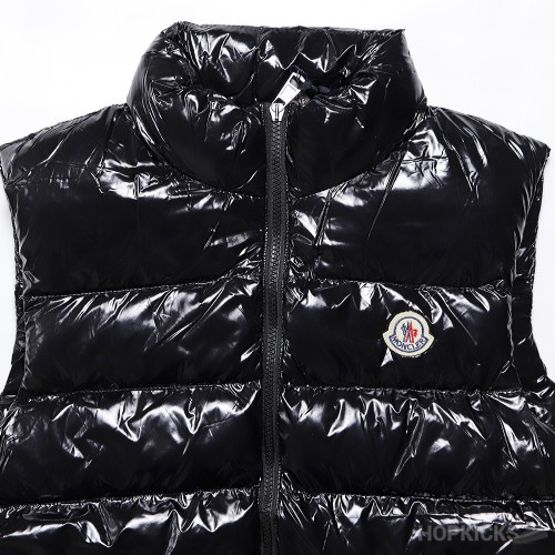 Moncler Sleeveless Puffer Glossy Black (Dot Perfect)