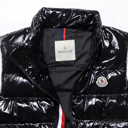 Moncler Sleeveless Puffer Glossy Black (Dot Perfect)