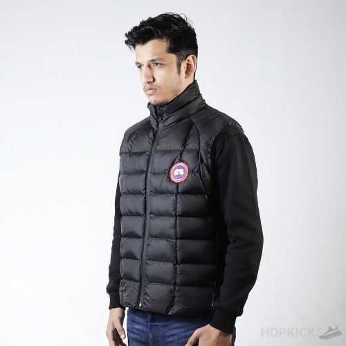 Canada Goose Sleeveless Puffer Black Jacket (Dot Perfect)