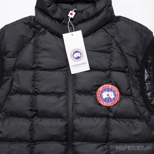 Canada Goose Sleeveless Puffer Black Jacket (Dot Perfect)