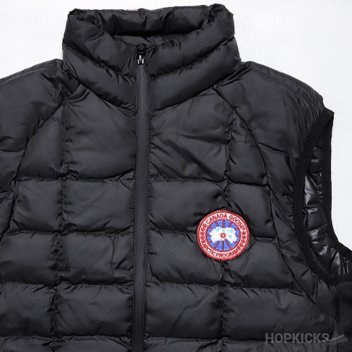 Canada Goose Sleeveless Puffer Black Jacket (Dot Perfect)