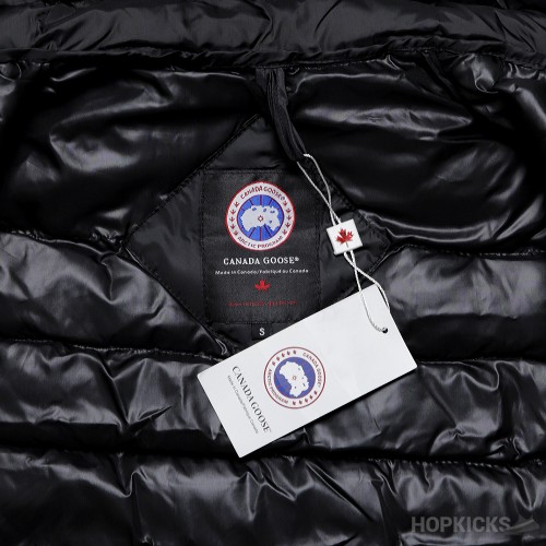 Canada Goose Sleeveless Puffer Black Jacket (Dot Perfect)